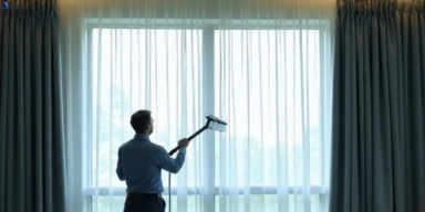 Commercial drapes cleaning service sherwood hotels offices